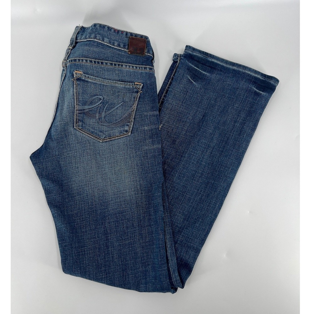EXPRESS Jeans Bootcut Flare Denim Blue Wash Women Size 4R